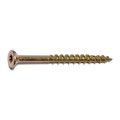 Saberdrive Wood Screw, #8, 2 in, Zinc Yellow Steel Flat Head Torx Drive, 147 PK 09289